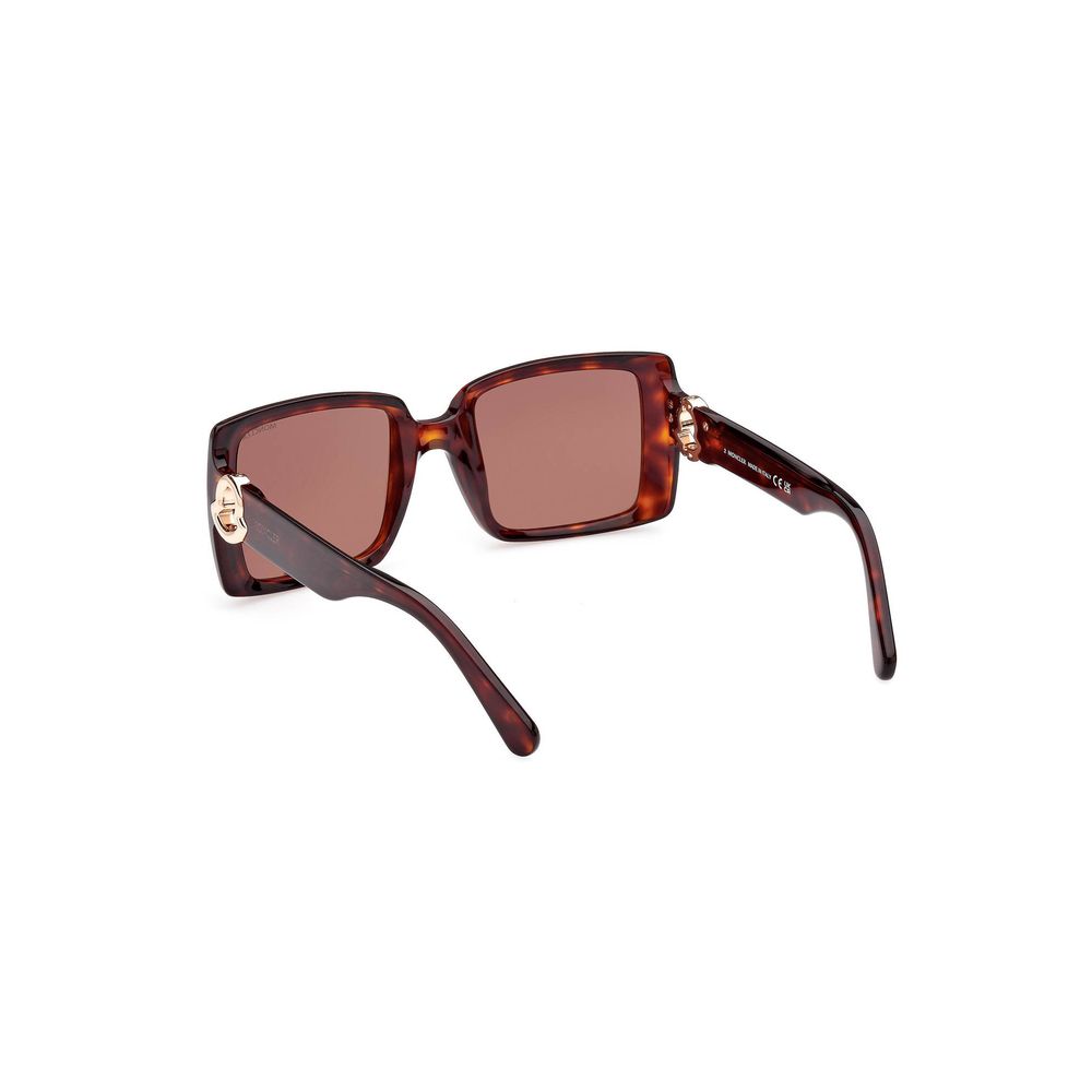 Moncler Braune Pantograph-Sonnenbrille