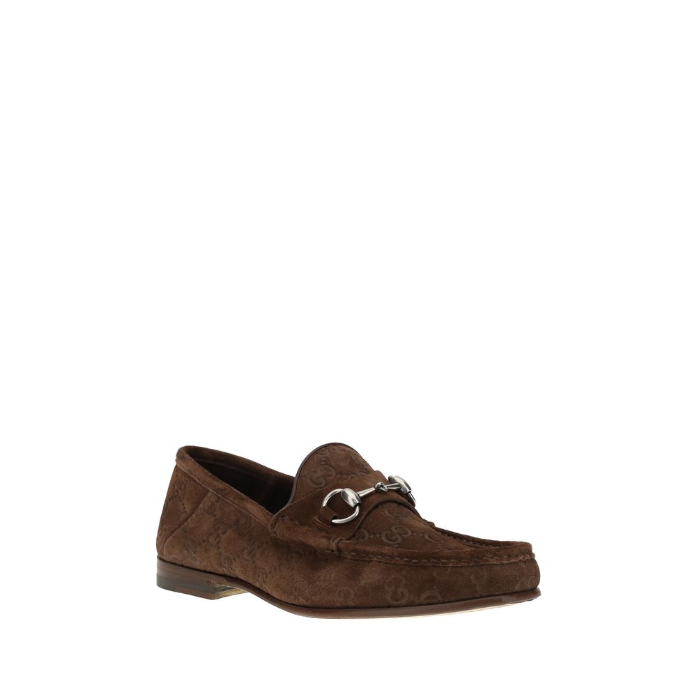 Gucci Wildleder-Pferdehufeisen 1953 Loafers