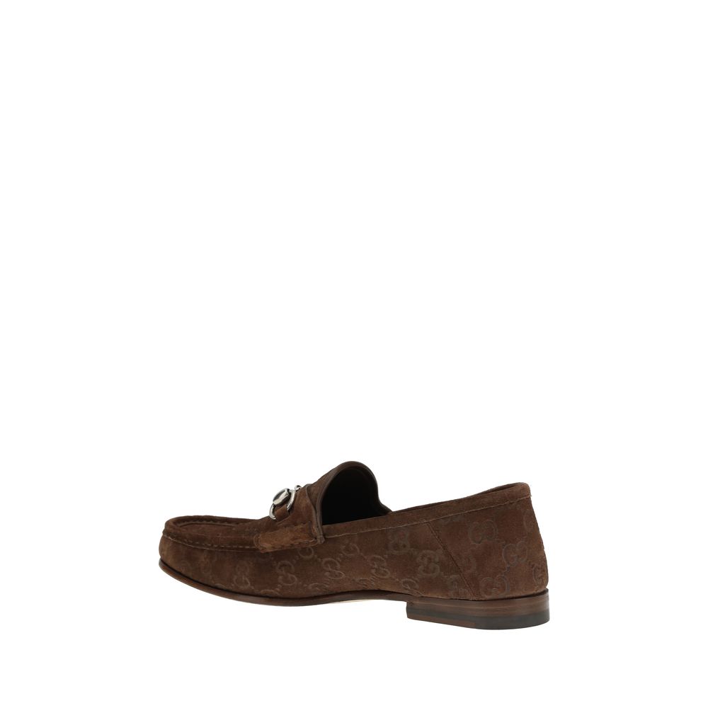 Gucci Wildleder-Pferdehufeisen 1953 Loafers