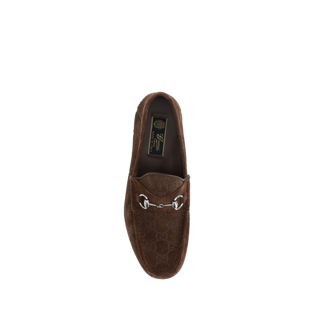 Gucci Wildleder-Pferdehufeisen 1953 Loafers