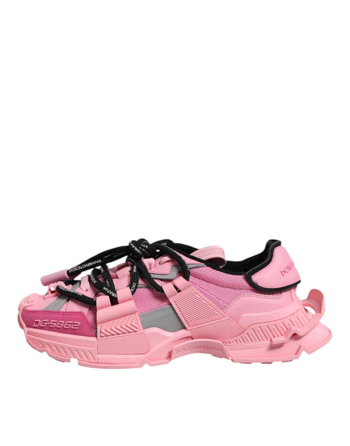Dolce & Gabbana Rosa Low Top Space Frauen Turnschuhe Schuhe