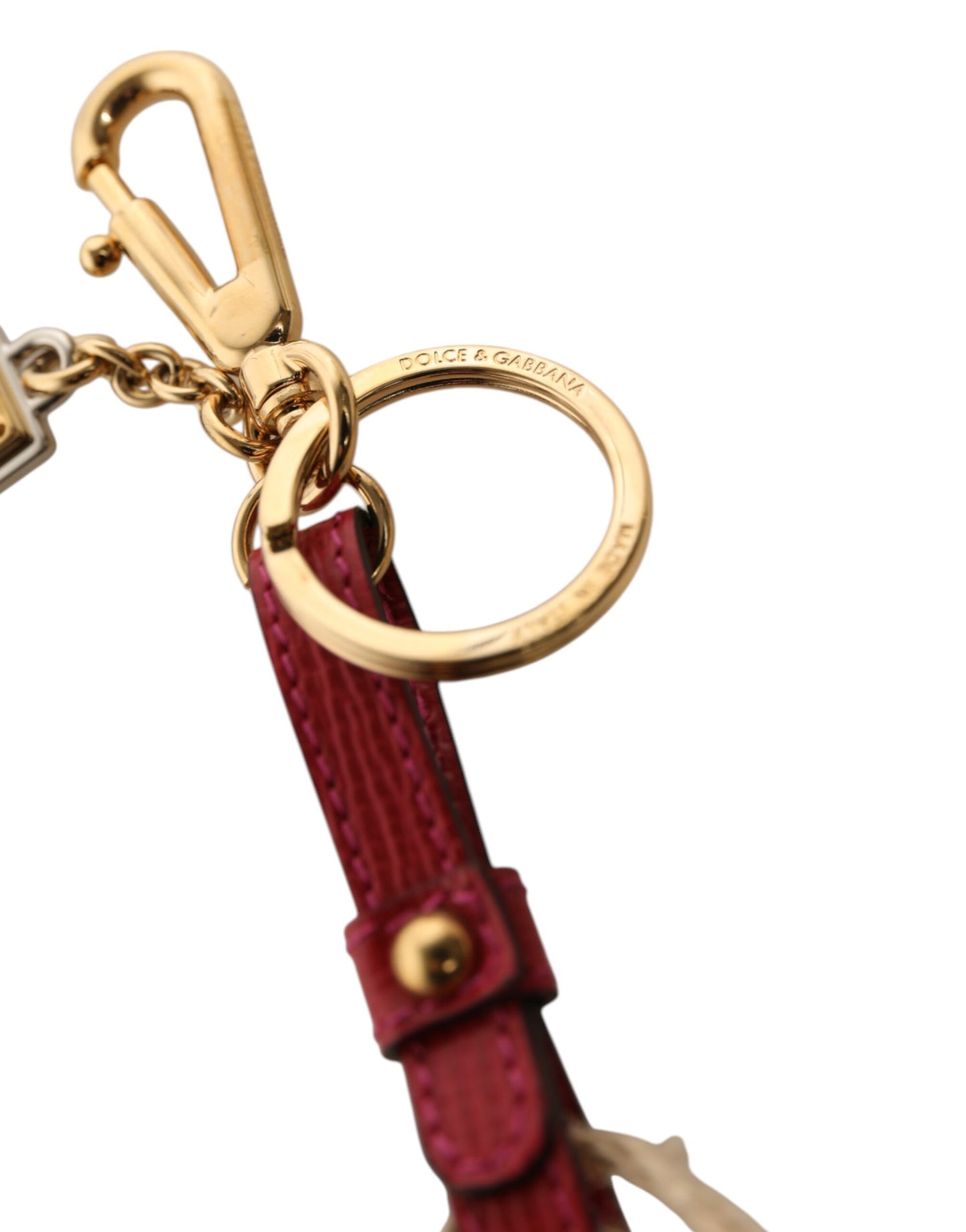 Dolce & Gabbana Rot Gelb Mini Espadrille Stil Charme Schlüsselanhänger Schlüsselanhänger
