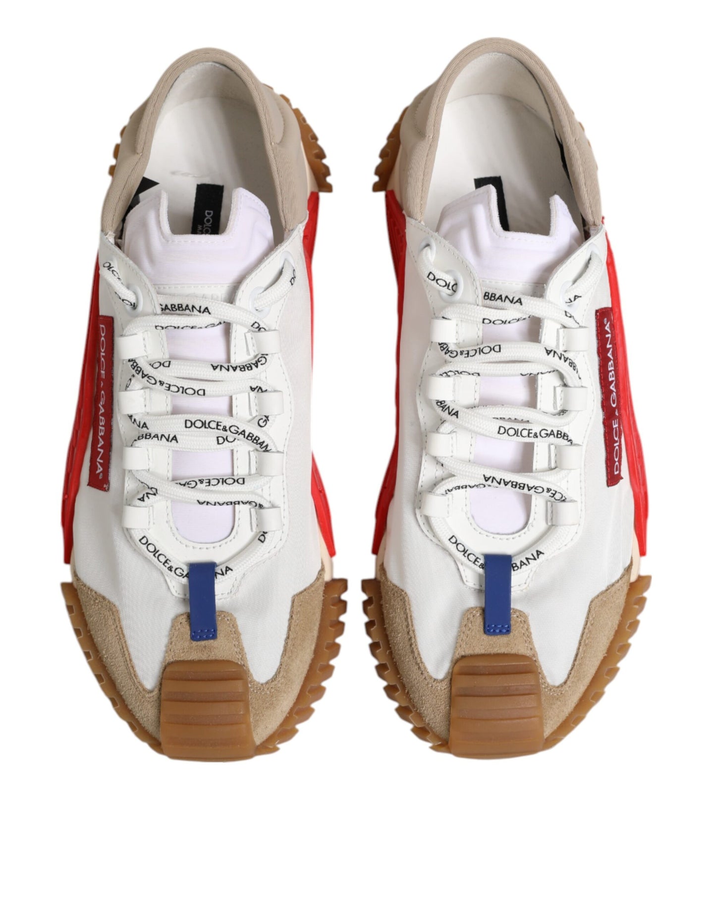 Dolce & Gabbana Multicolor Nylon Low Top NS1 Turnschuhe Schuhe