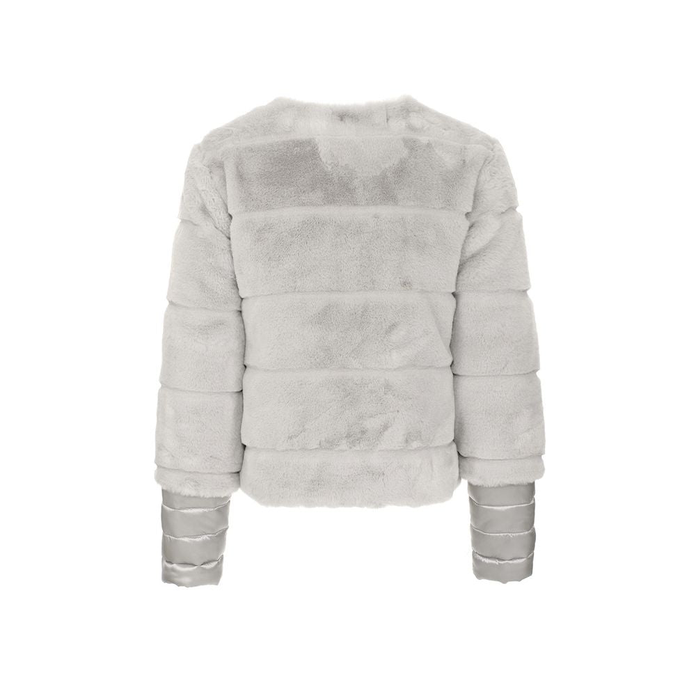 Maison Espin Graue Polyester-Jacken &