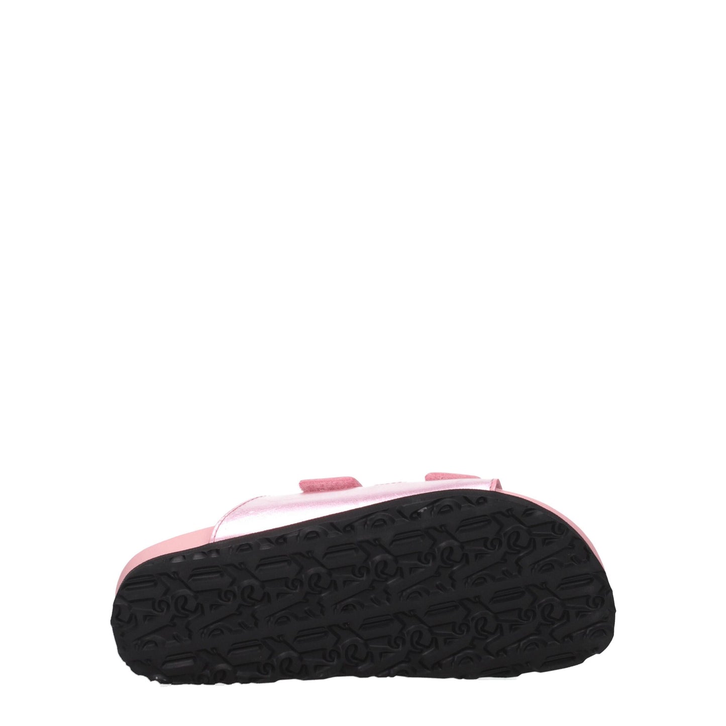 Palm Angels Rosa Lederpantoffeln Sandalen