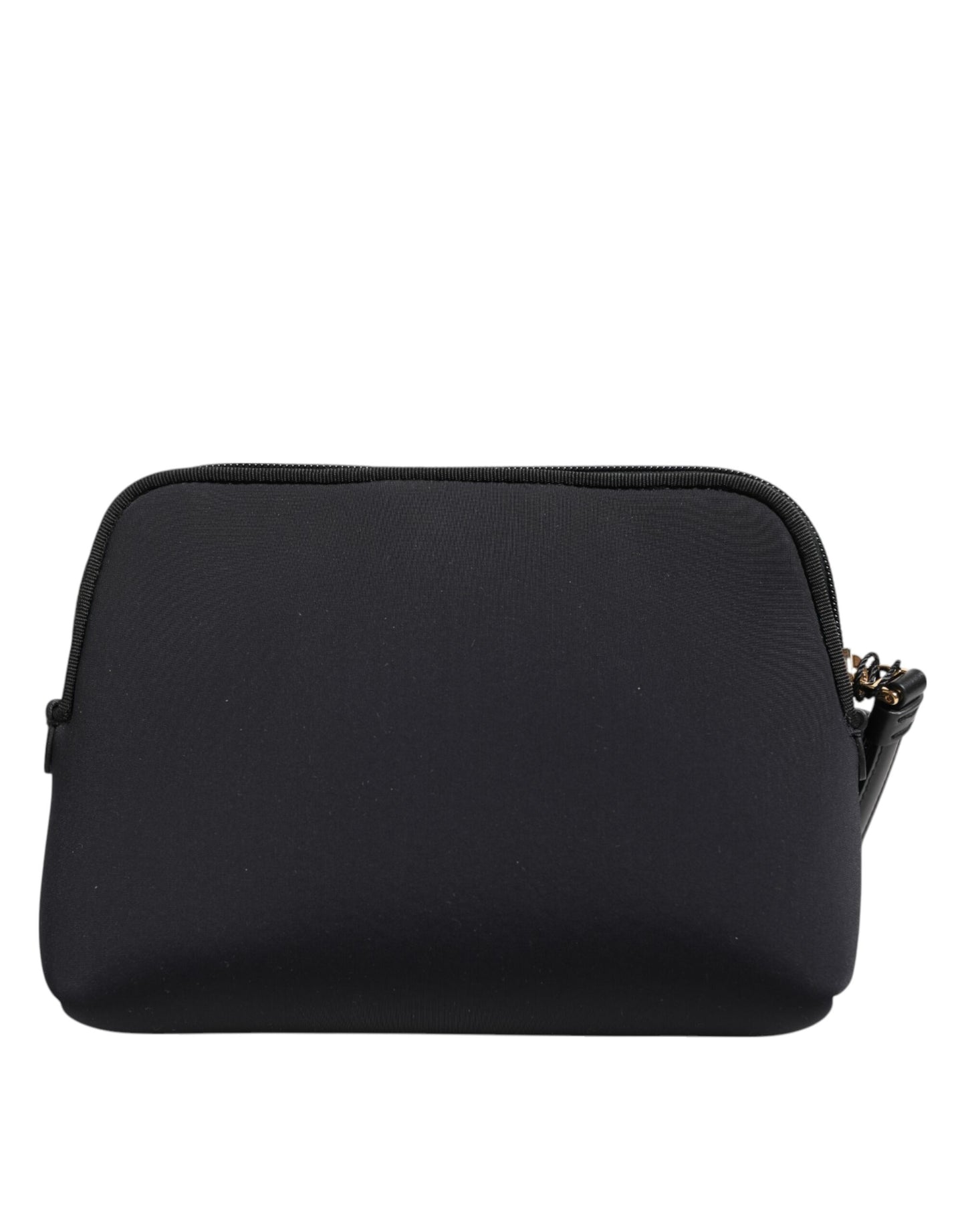 Dolce & Gabbana Schwarze solide Nylon DG LogoPrint Clutch Zip Borse Pouch Tasche