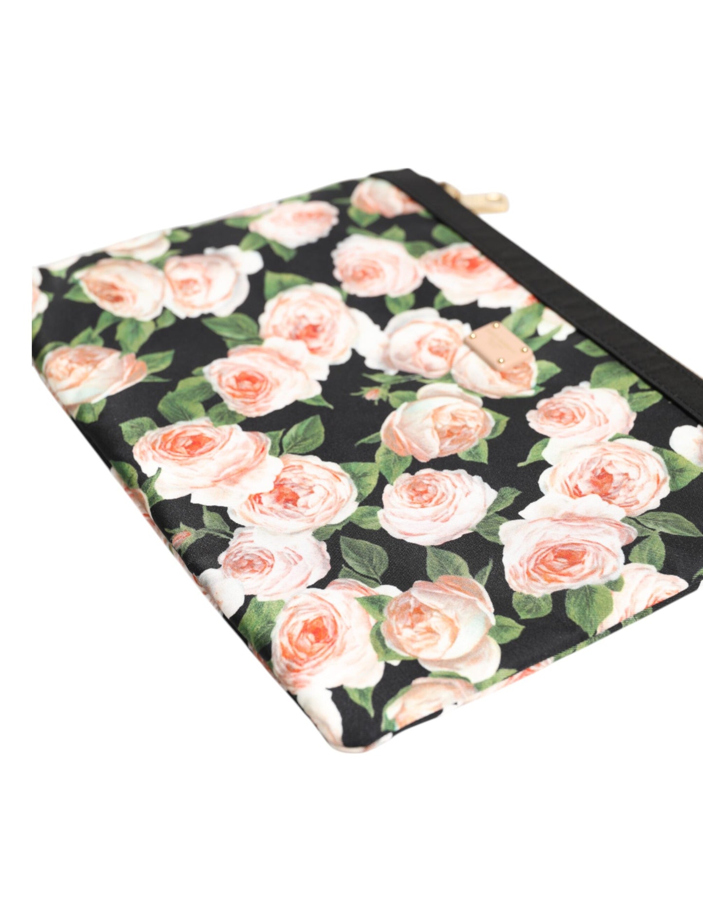 Dolce & Gabbana Multicolor Floral DG Plaque Clutch Frauen Pouch Borse Tasche