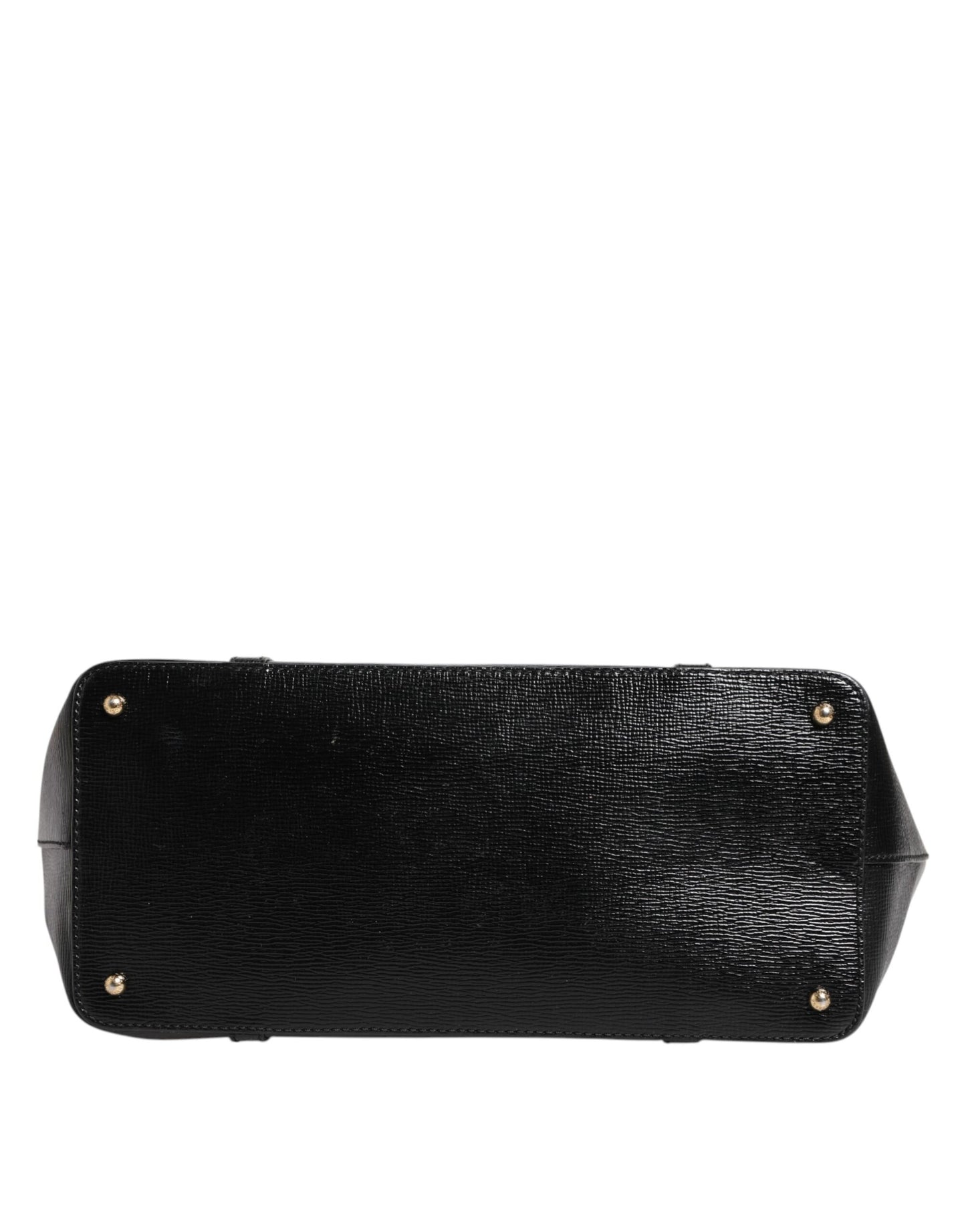 Dolce & Gabbana Schwarz Leder Miss Escape Shopping Tote Frauen Borse Tasche