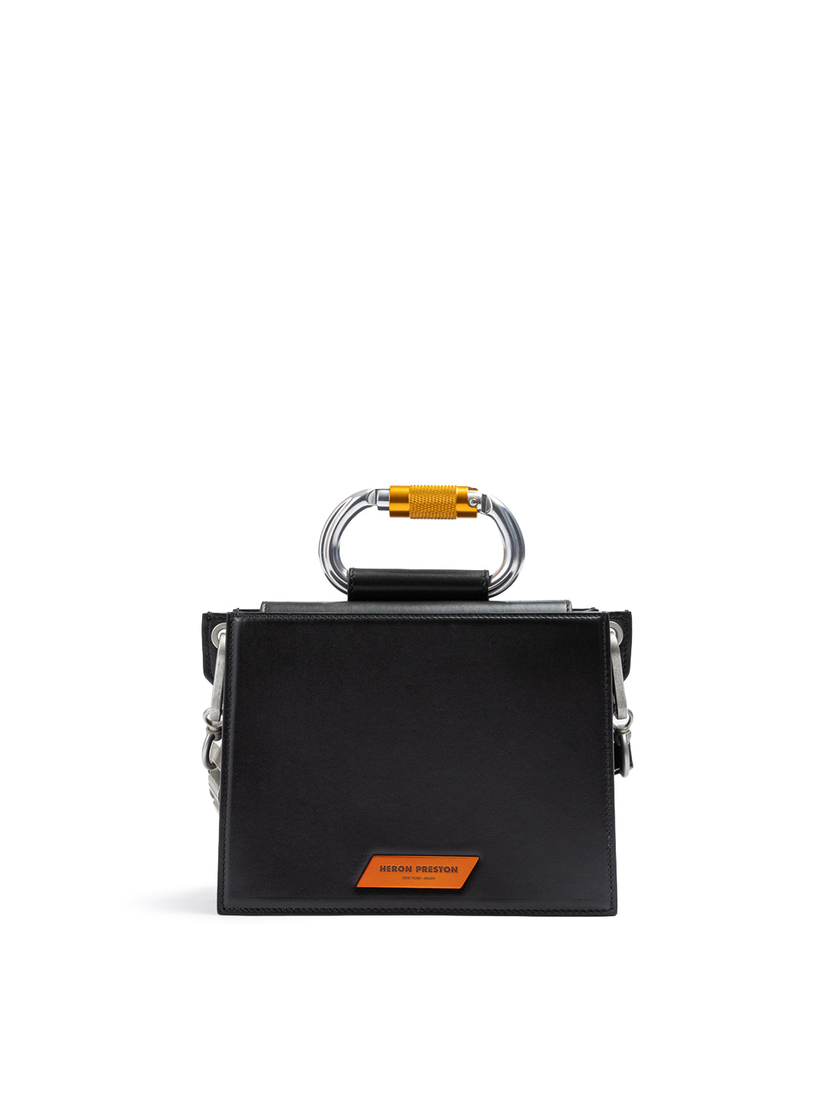 Ambush Schwarze Leder Crossbody Tasche