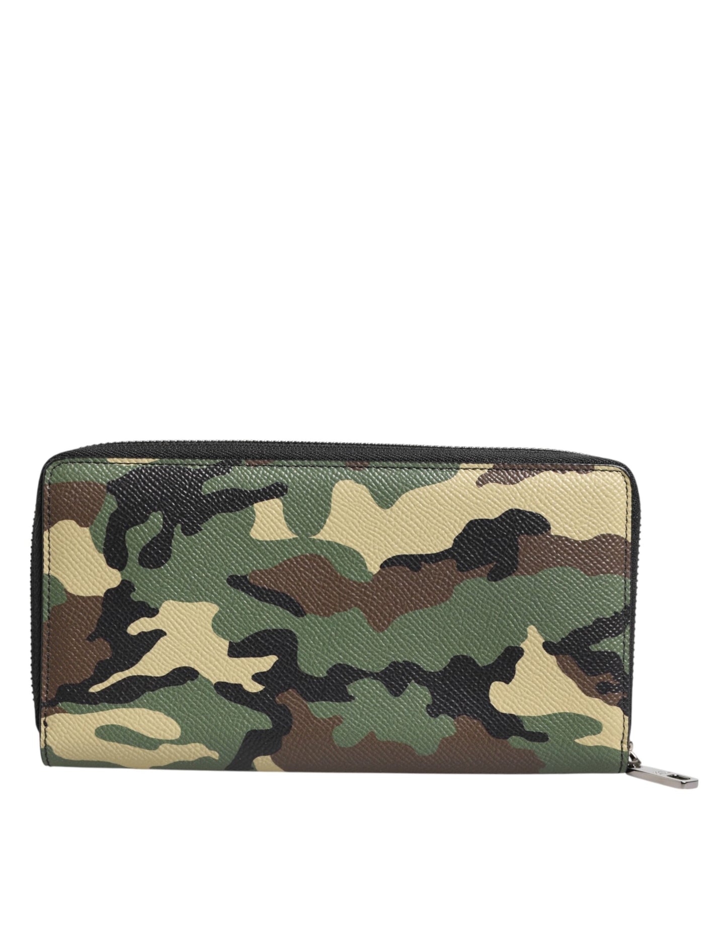 Dolce & Gabbana Multicolor Camouflage Logo Zip Around Continental Geldbörse