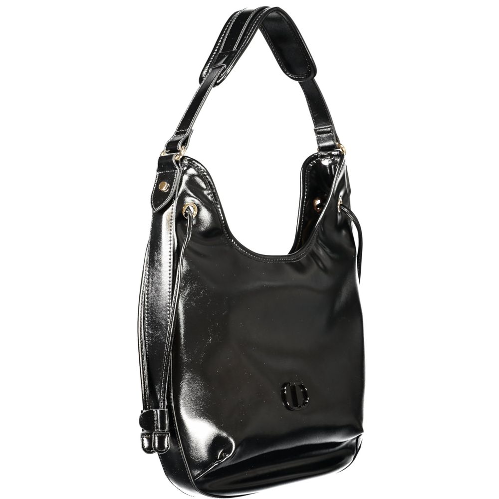 Twinset Schwarz Polyethylen Frauen Hobo Tasche