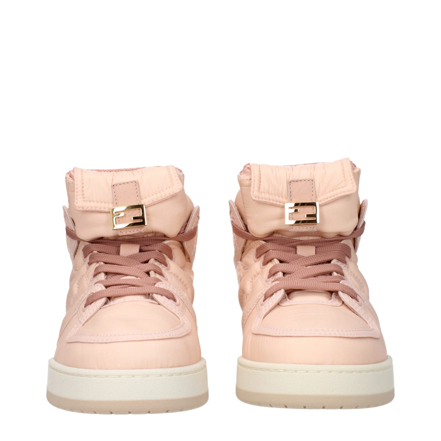 Fendi Rosa Nylon-High-Tops