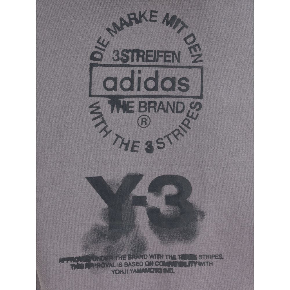 Y-3 Grafik-Kapuzenpulli