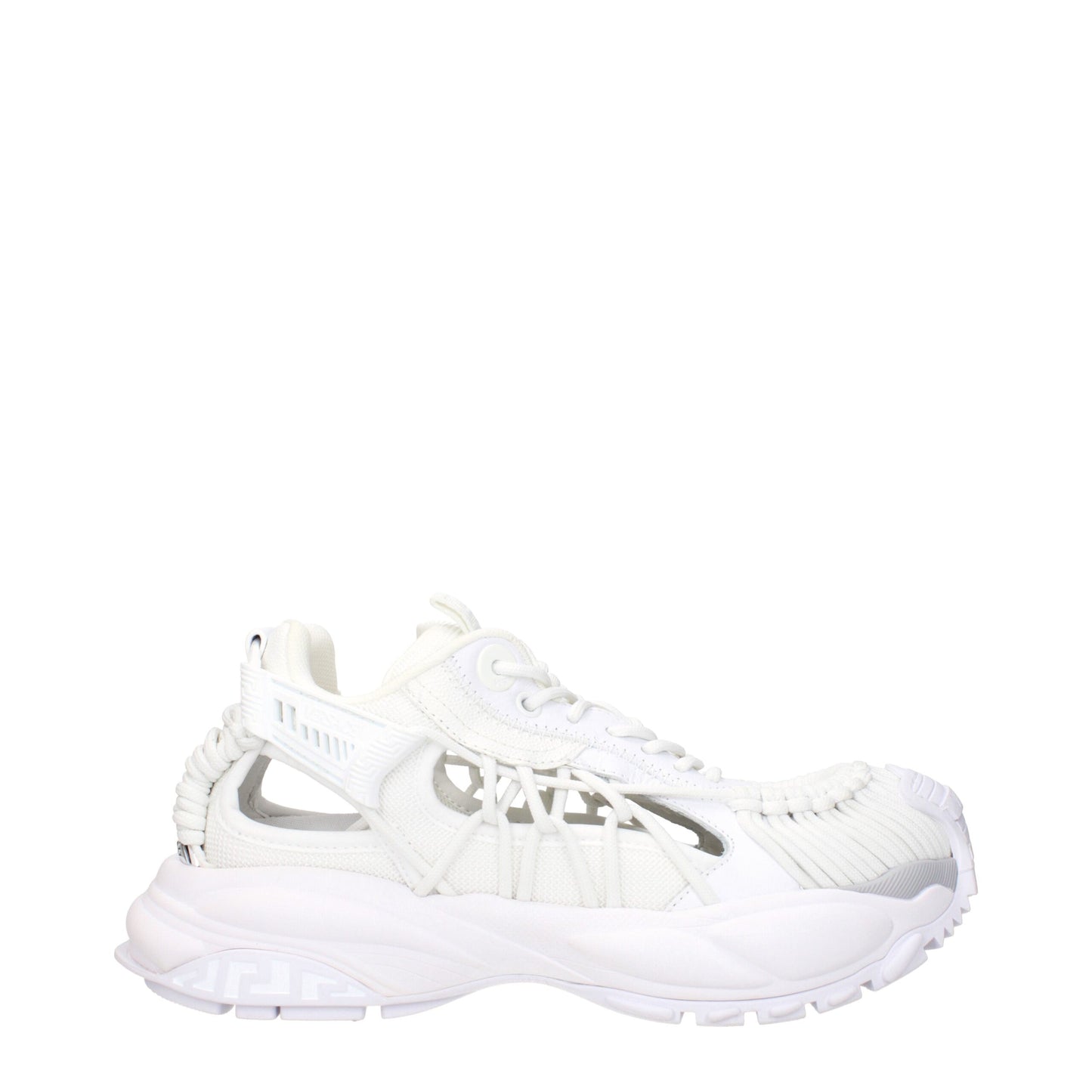 Versace Weiße Leder-Low Tops
