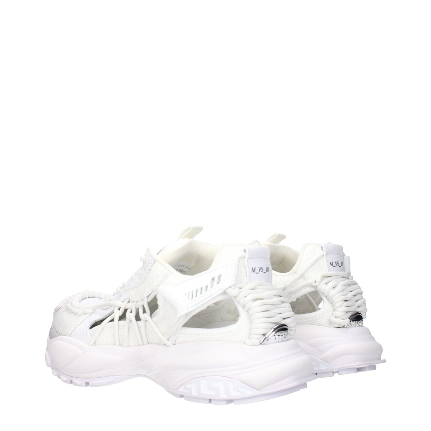 Versace Weiße Leder-Low Tops