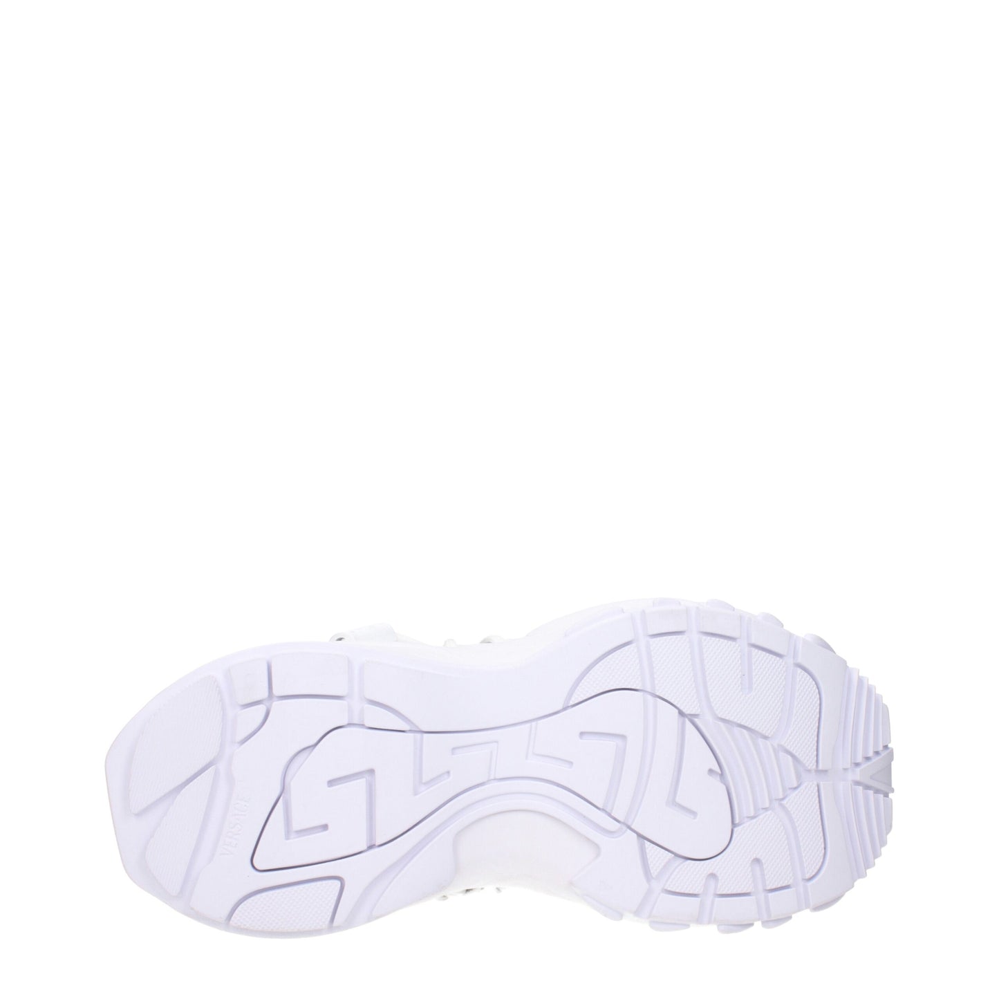 Versace Weiße Leder-Low Tops