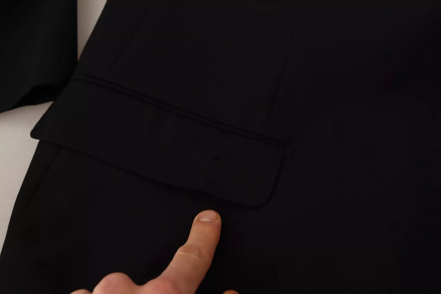 Domenico Tagliente Blauer Polyester Einreihiger Formaler 2 Stück Anzug