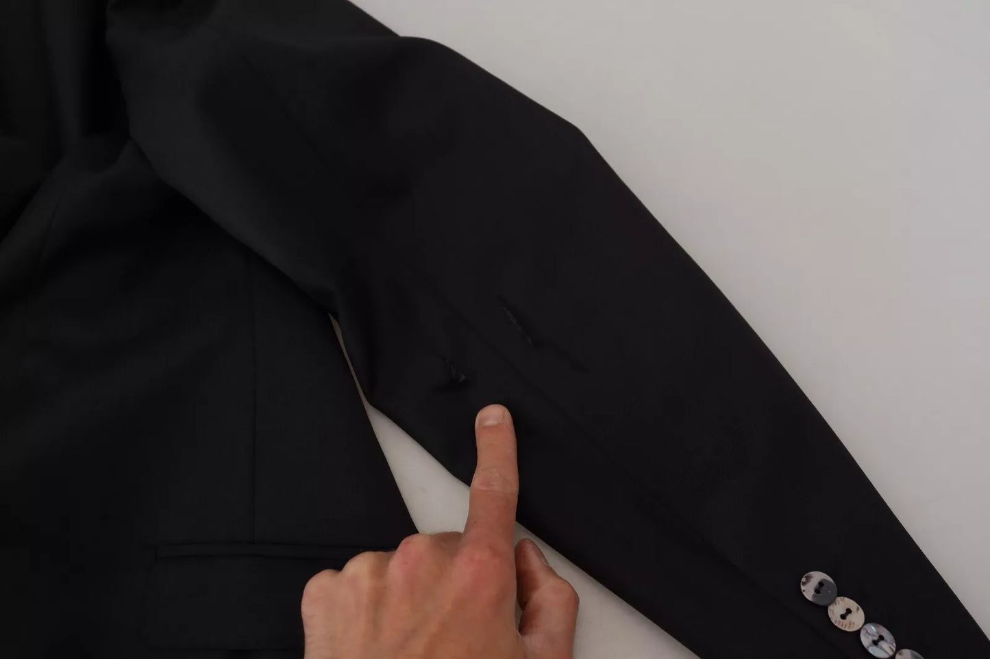 Dolce & Gabbana Melange Grau Wolle 2 Stück MARTINI Anzug