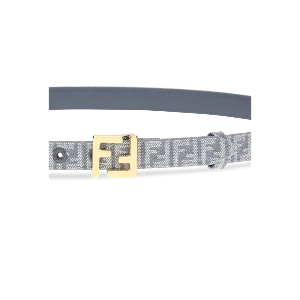 Fendi FF Gürtel aus besticktem Denim