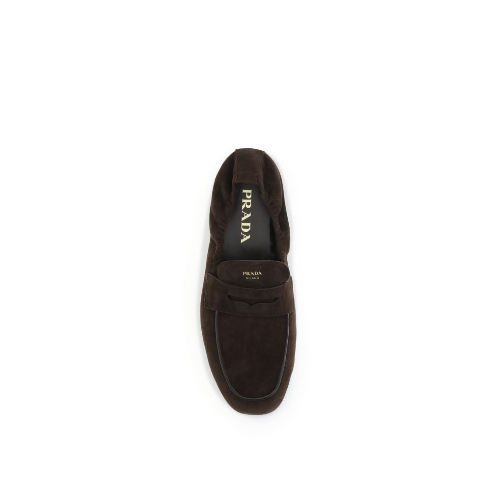 Prada Shuffle Loafers aus Wildleder