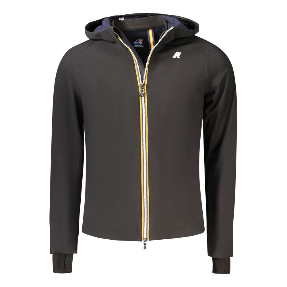 K-WAY Schwarze Polyester-Jacke