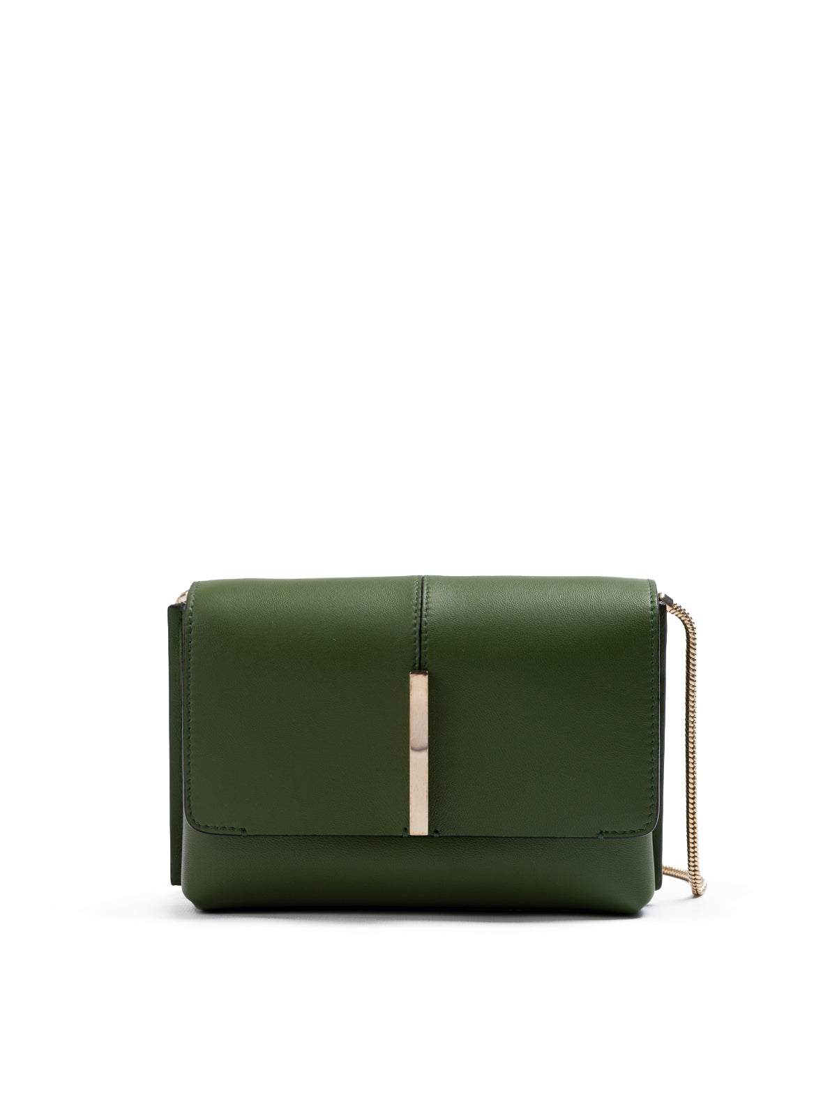 Giada Dunkelgrüne Leder Crossbody Tasche