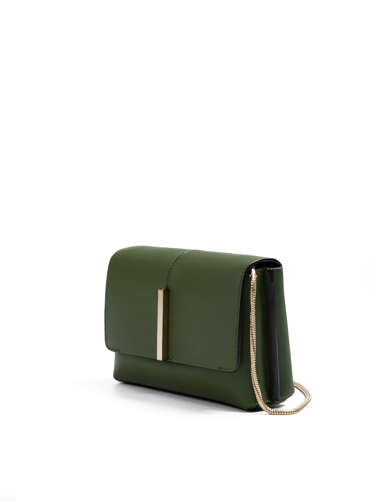 Giada Dunkelgrüne Leder Crossbody Tasche