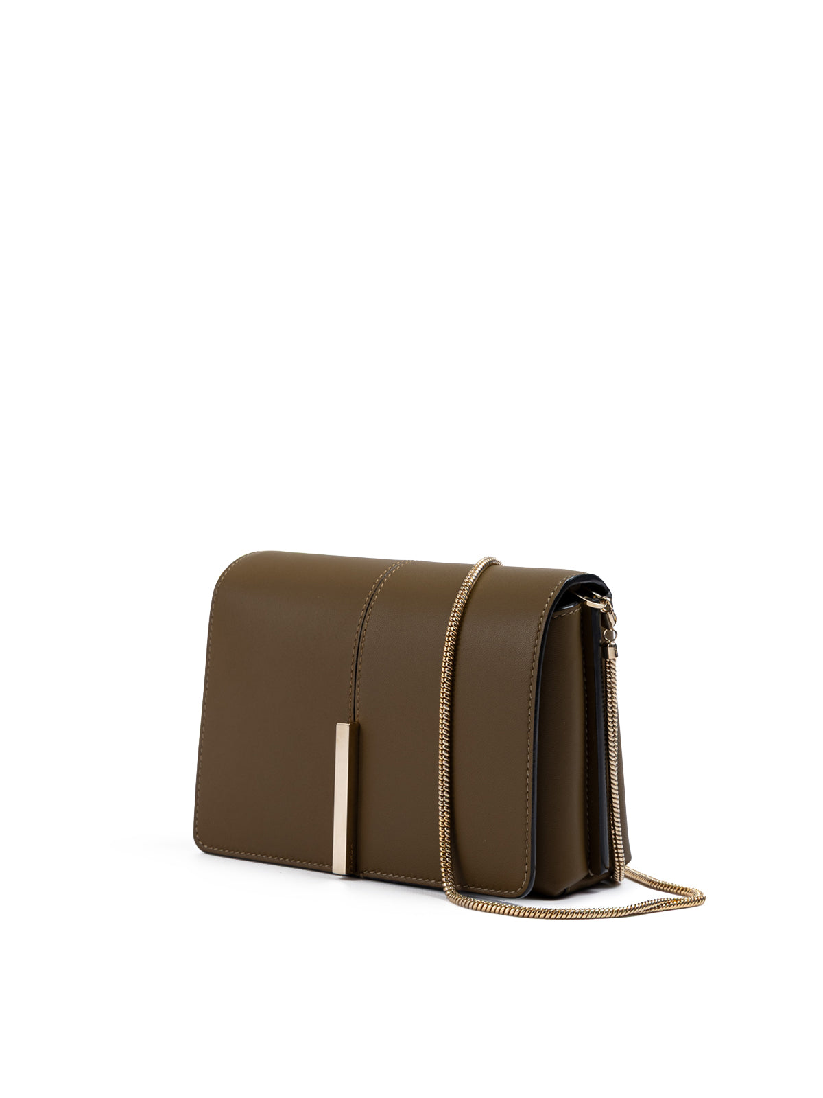 Giada Olivgrüne Leder Crossbody Tasche