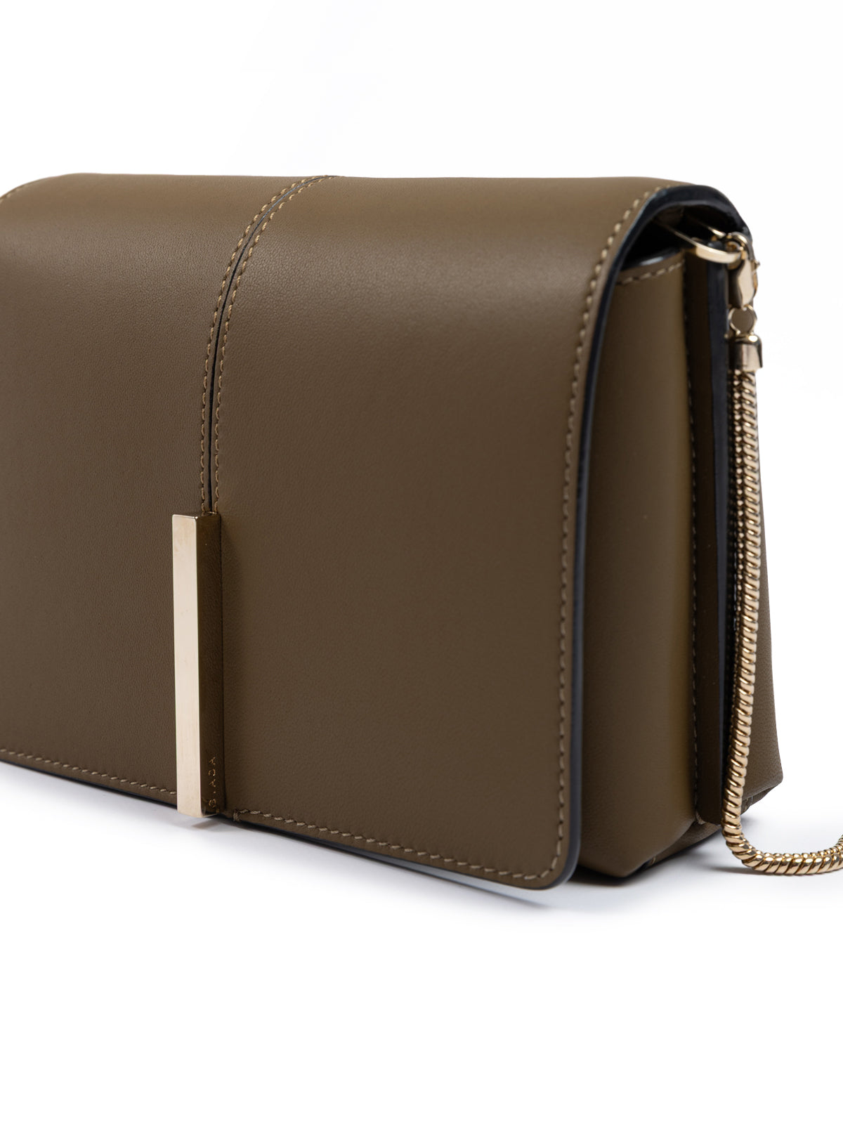 Giada Olivgrüne Leder Crossbody Tasche