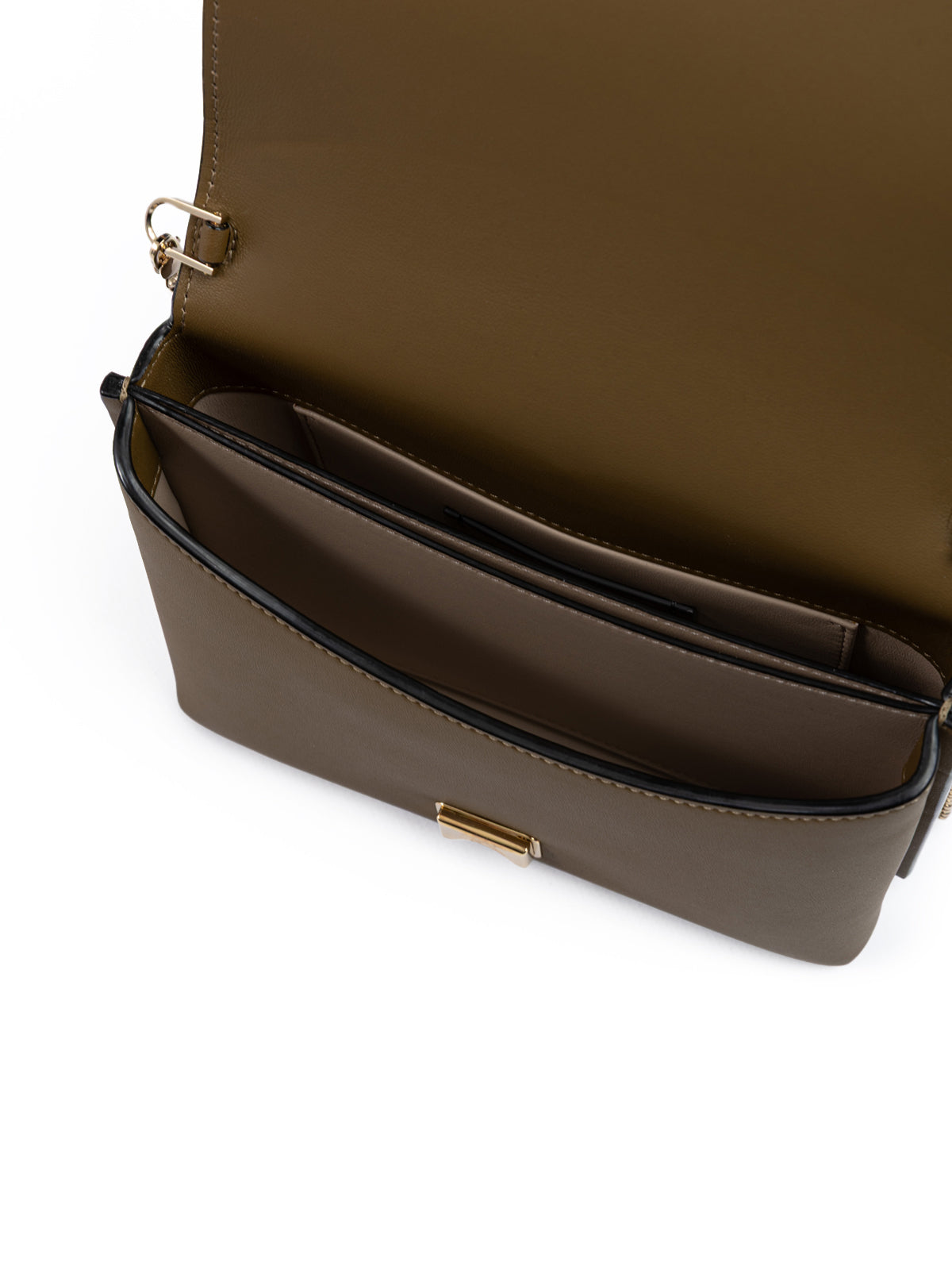 Giada Olivgrüne Leder Crossbody Tasche