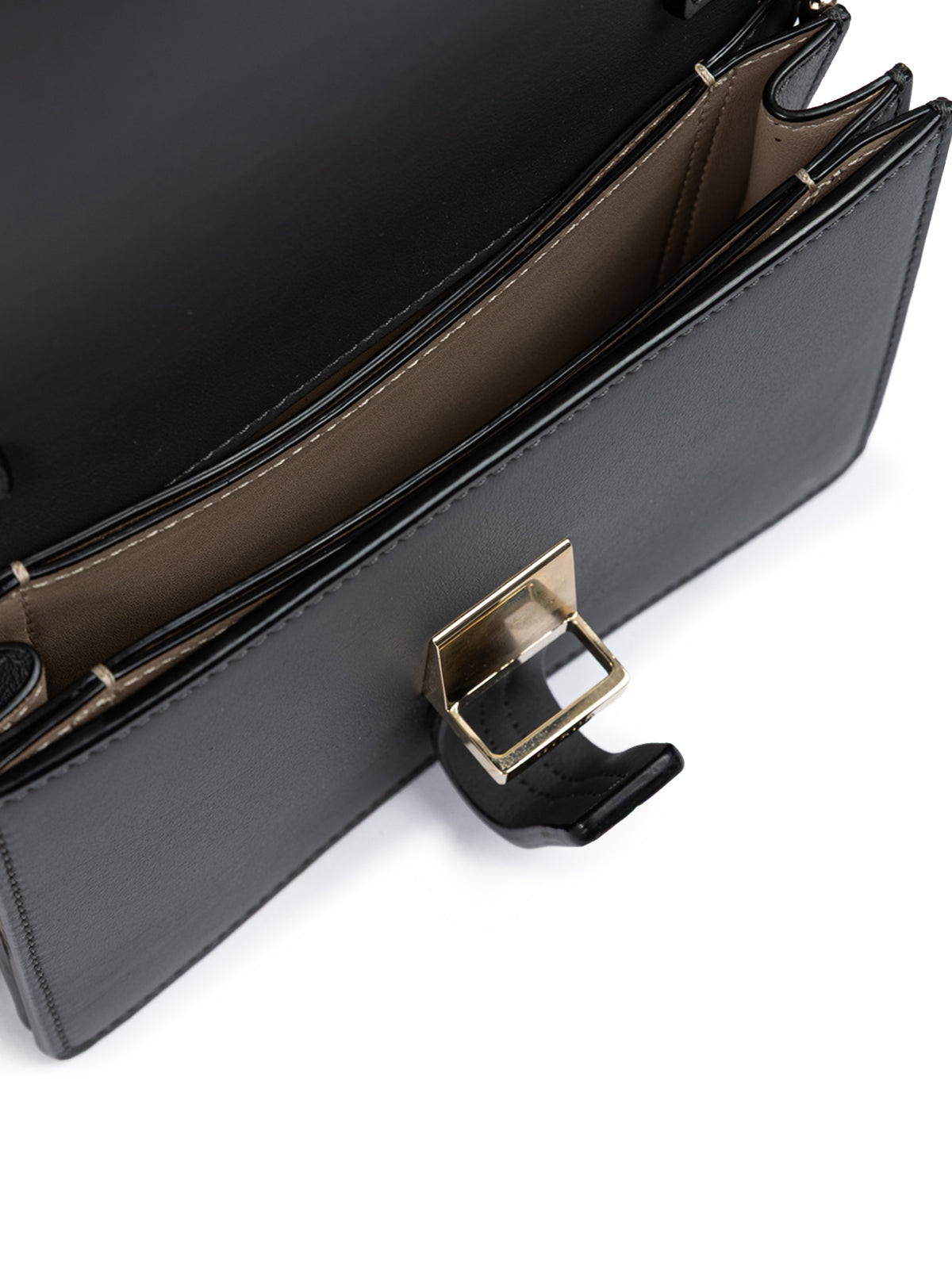 Giada Dunkelgraue Leder-Clutch-Tasche