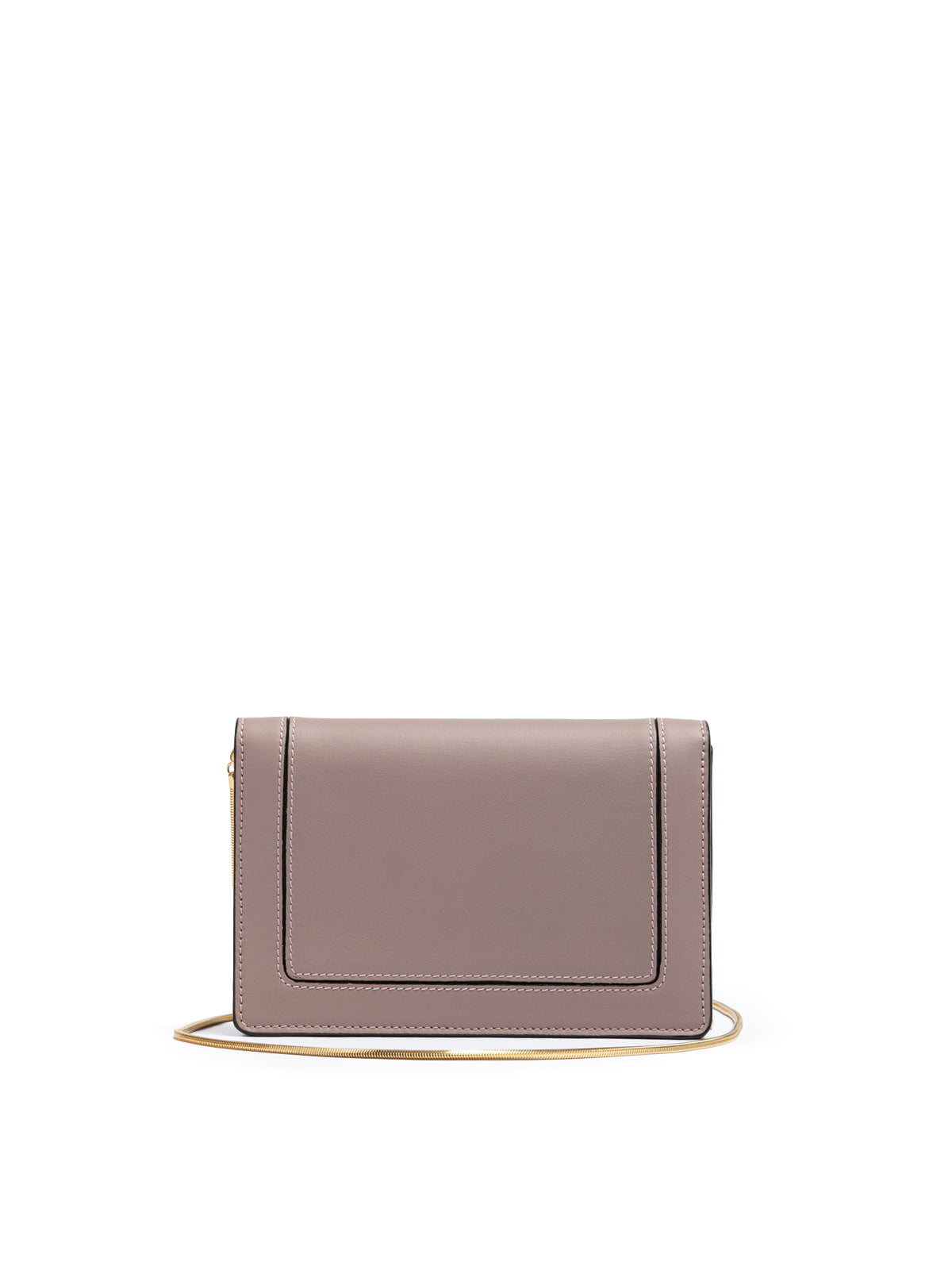 Giada Powder Pink Leder Clutch Tasche