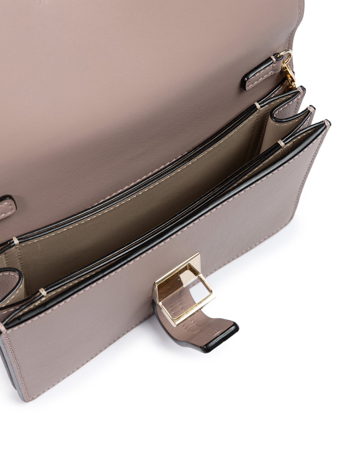 Giada Powder Pink Leder Clutch Tasche