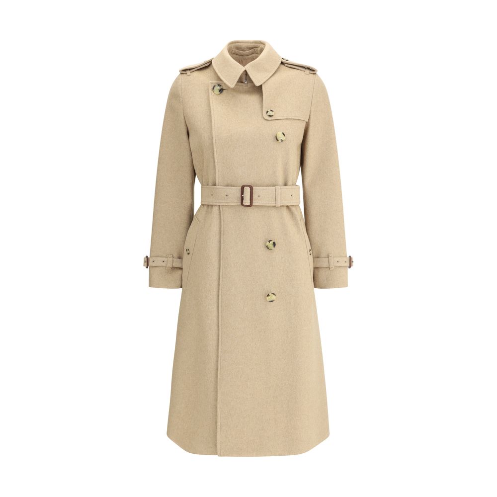 Burberry Kensington Midi-Mantel aus Kaschmir