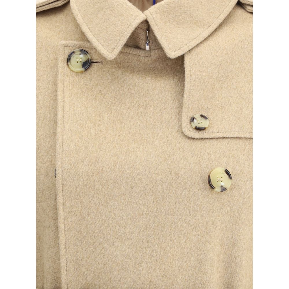Burberry Kensington Midi-Mantel aus Kaschmir