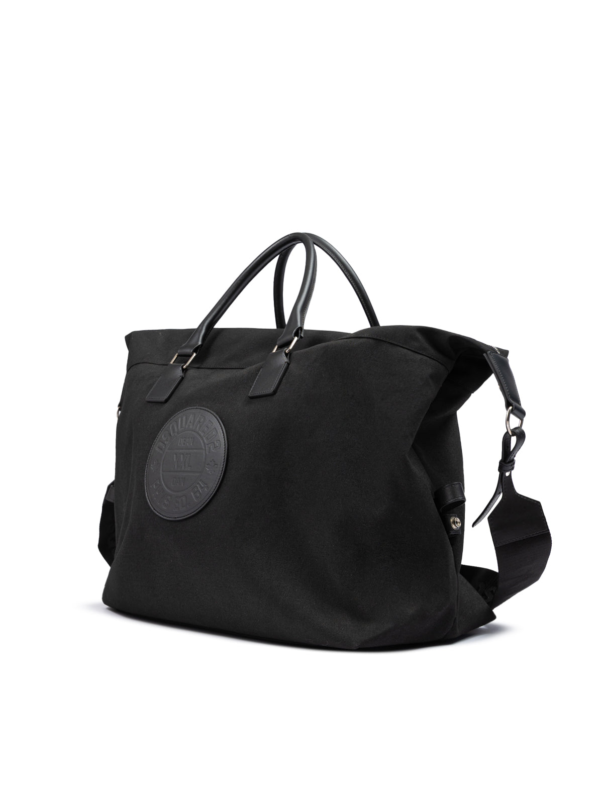 Dsquared² Schwarze Wochenend-Reisetasche aus Stoff