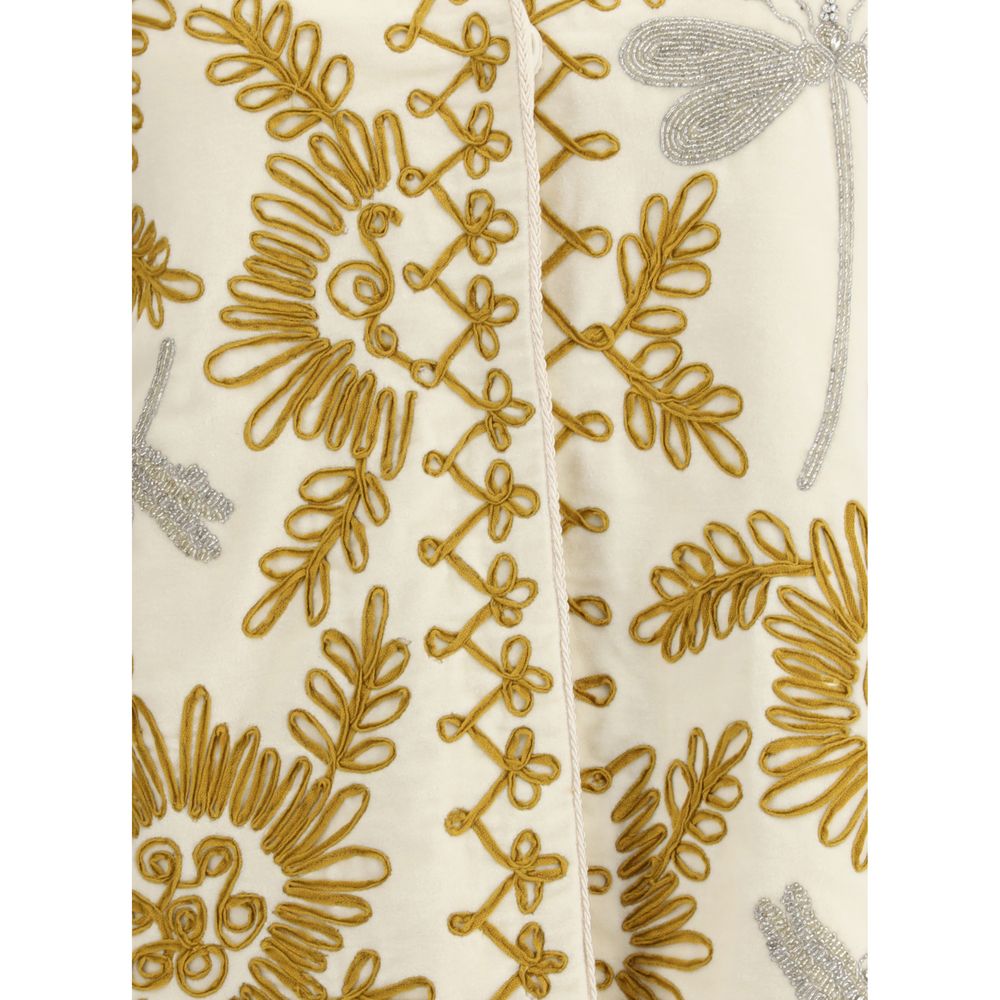 Forte_Forte Bestickter Kimono aus Samt