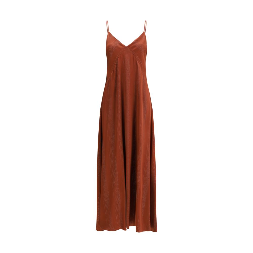 Forte_Forte Langes Kleid aus Seide