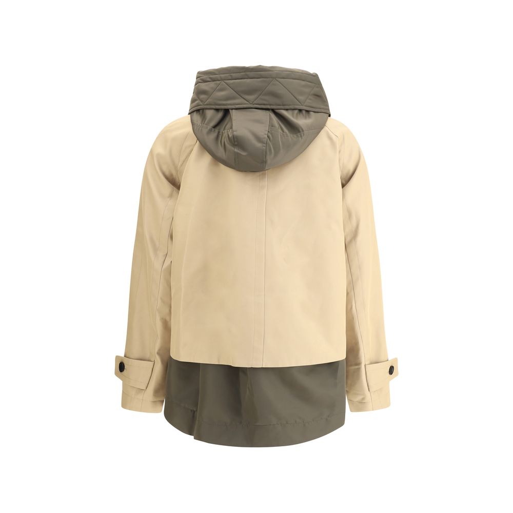 Sacai Kurze Jacke aus Baumwolle