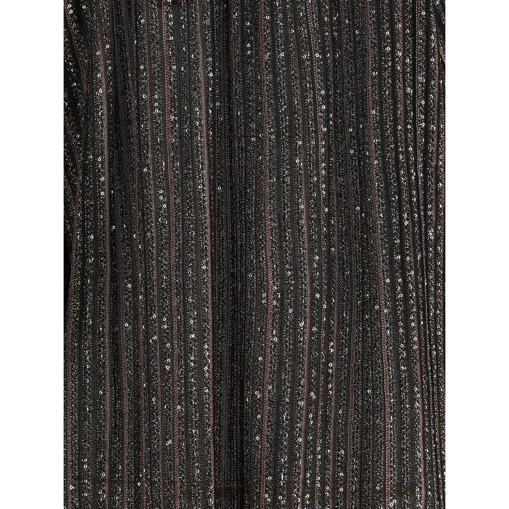 Missoni Gestreifte Bluse mit Pailletten