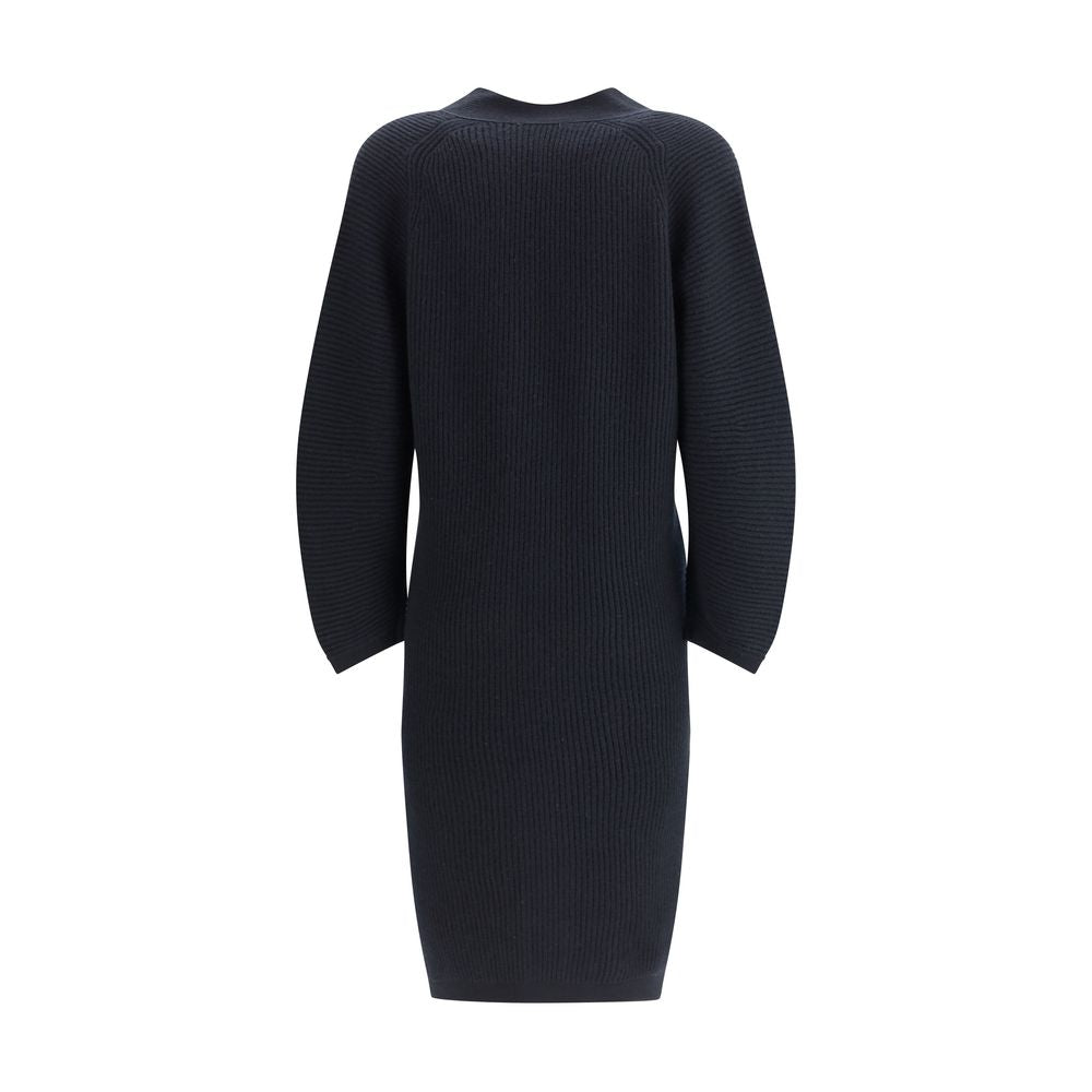 Forte_Forte Langer Cardigan aus geripptem Kaschmir