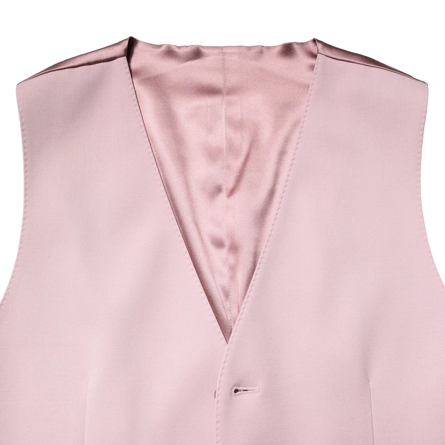 Dolce & Gabbana Rosa Wolle Kleid Formal Männer Weste Weste