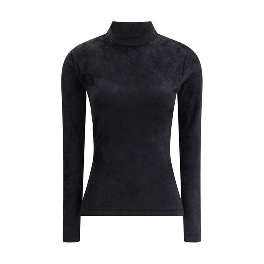 Versace Schwarzes Viskose-Hemd