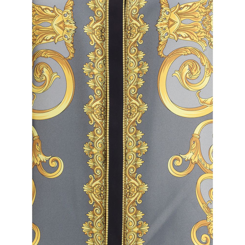 Versace Seidengeparden-Foulardhemd