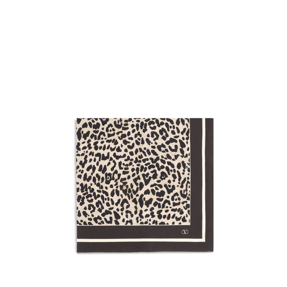 Valentino Garavani Foulard mit Leopardenmuster