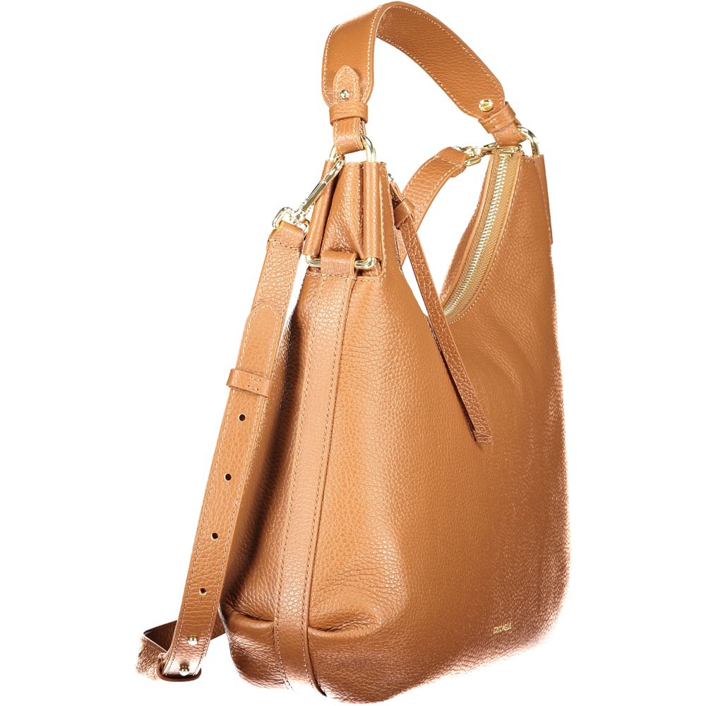 Coccinelle Braunes Leder Frauen Handtasche