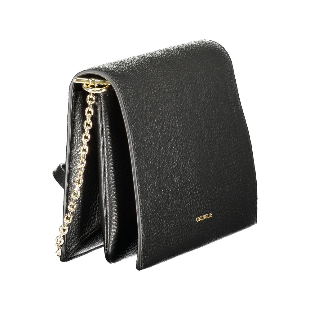 Coccinelle Schwarzes Leder Frauen Handtasche