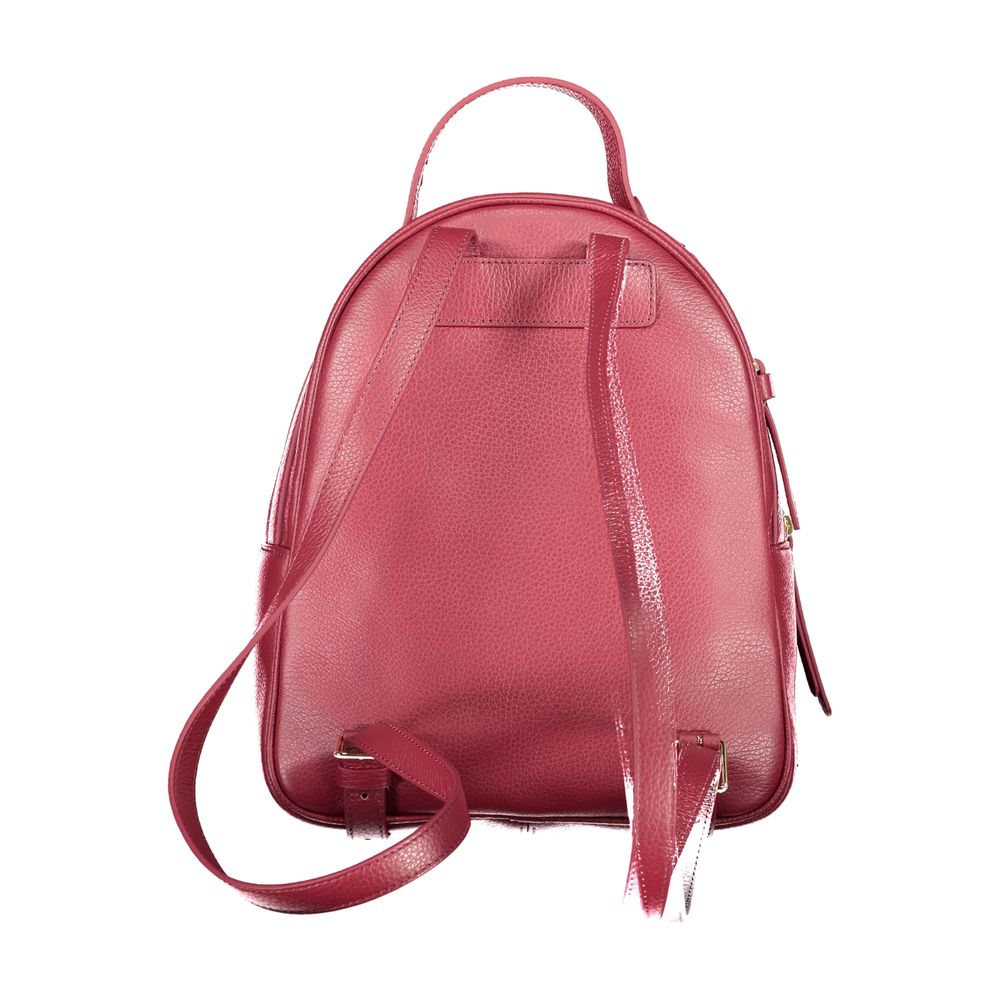 Coccinelle Violetter Leder-Rucksack für Frauen