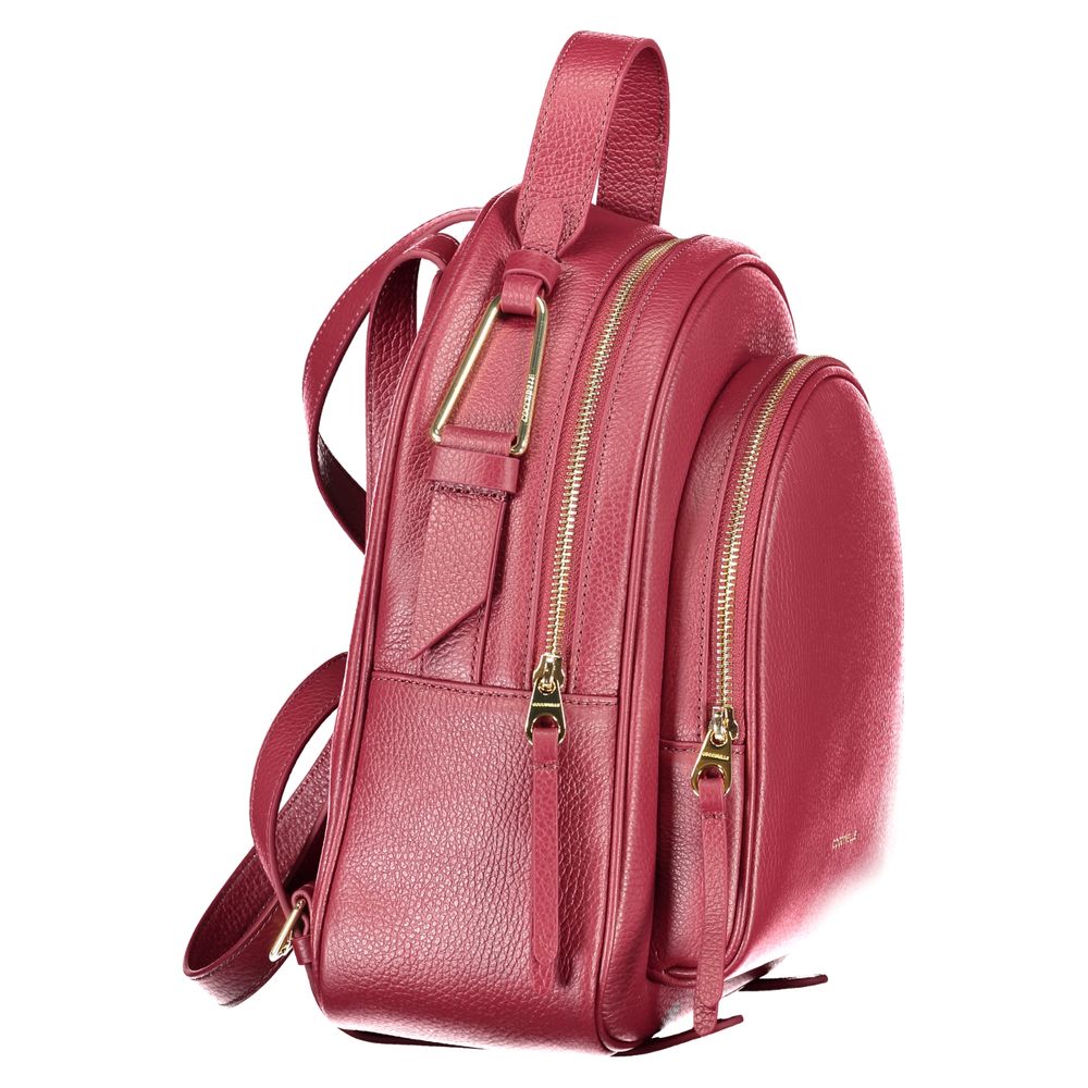 Coccinelle Violetter Leder-Rucksack für Frauen