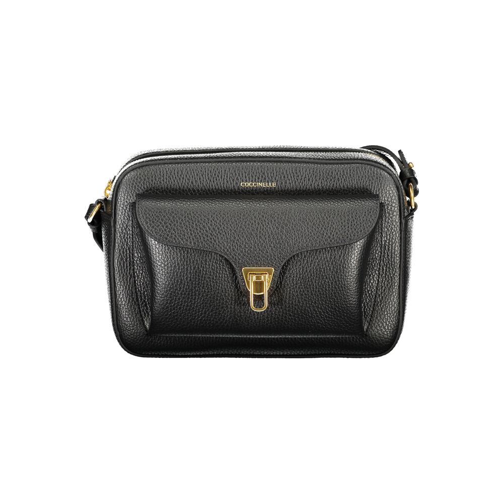 Coccinelle Schwarzes Leder Frauen Handtasche